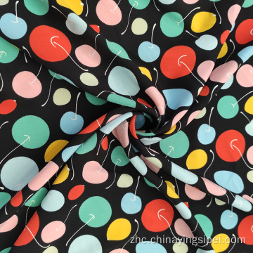 高质量的4路拉伸多打印花卉雪纺面料